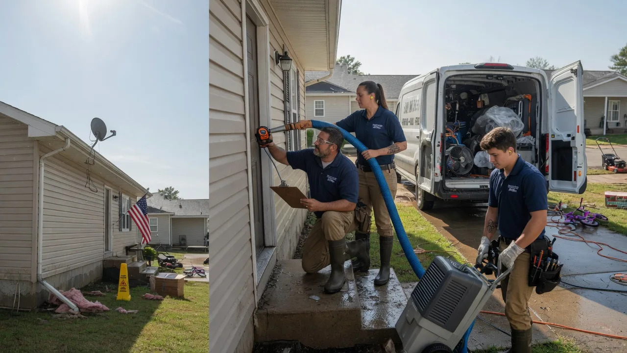 Ceiling Water Damage Restoration in Merrill, WI near me